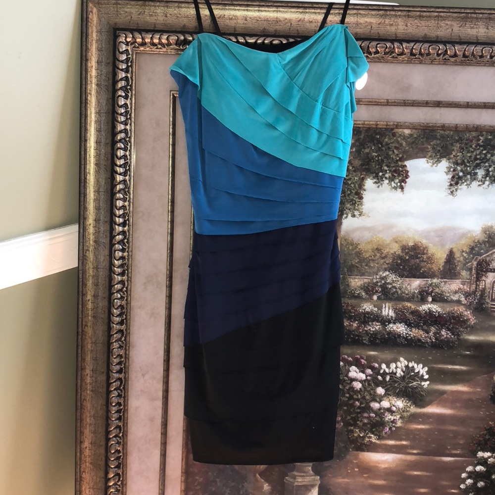 Ombré Mini Party Dress